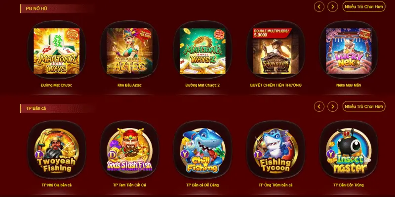 33WIN thu hút người chơi vì sở hữu đa dạng trò chơi